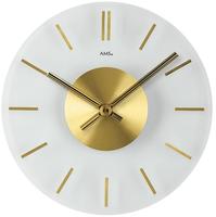 AMS Wanduhr "W9319" Quarzuhr,Glas,Wohnzimmer,Esszimmer,K&uuml;che,Arbeitszimmer,B&uuml;ro,