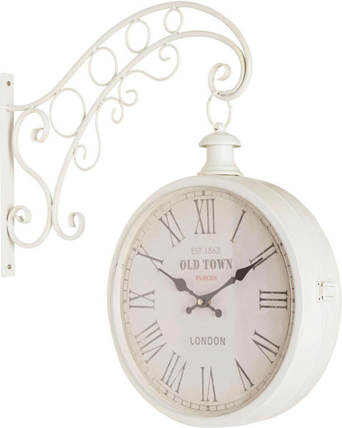 Home Affaire Est 1863 Old Town Clocks weiß