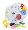 Modell Kids Clock - Bausatz für Kinderuhr mit transparentem Gehäuse, Batteriefrei
