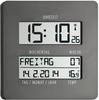 TFA Dostmann 60.4509 Time Line Funk-Wanduhr mit Temperatur und Wochentagsanzeige
