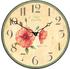 Roger Lascelles Red Poppy Wall Clock