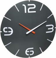 TFA Design Funkwanduhr Contour, Schwarz/Wei&szlig; (60.3536.10)