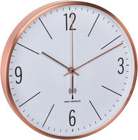 TFA-Dostmann 60.3534.51 Wanduhr Quarzwanduhr Rund Kupfer - Wei&szlig; (60.3534.51)