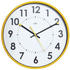 Orium Mural Clock Quartz Yellow