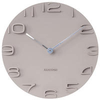 Moderne Wanduhr Mit Verchromten Zeigern "on The Edge"