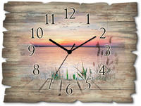 Artland Wanduhr "Der See in den Farben der Wolken" wahlweise mit Quarz- oder