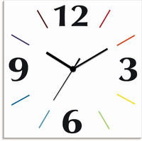Artland Wanduhr "Uni Trendfarben" wahlweise mit Quarz- oder Funkuhrwerk,...