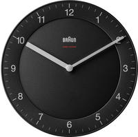 Braun BC06B-DCF Quarzwanduhr Kreis Schwarz (67012)