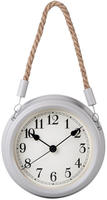 Techno Line WT 7130 Quarz Wanduhr 22cm x 68mm x 68mm Grau
