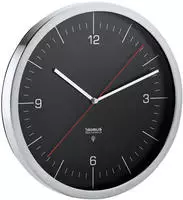 Blomus WANDUHR Schwarz, Silber 30.4x4.2x30.4 cm