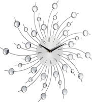 Relaxdays - Wanduhr Xl Mit Glitzer, K&uuml;chenuhr Gro&szlig;, Moderne Wohnzimmeruhr,