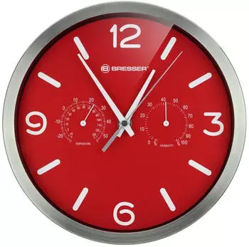 Bresser MyTime DCF Funk 25cm rot