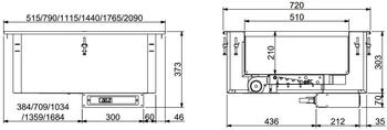 Combisteel Einbau Bain-MarieEinbaueinheit Heissluft 5/1 ,1765 x 720 x 373 mm