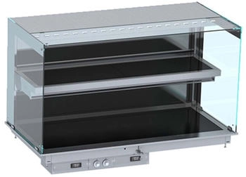 Combisteel Wandmodell Wärmevitrine Keramik Eckig - Schwarz 3/1