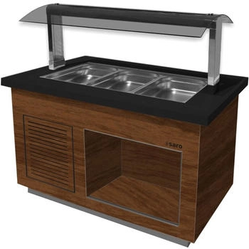 Saro Heißes Buffet Premium Line SB-H130 braun/schwarz