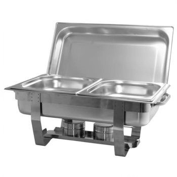 Airbrush-City Edelstahl Speisenwärmer 1/2 extra tief 100mm Warmhaltebehälter Chafing Dish