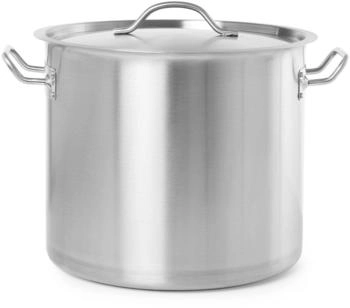 Hendi Kochtopf mit Deckel Budget Line 71 Liter aus Edelstahl