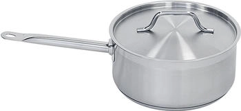 Stalgast Stielkasserolle mit Deckel, Ø 280 mm, Höhe 130 mm, 8 Liter