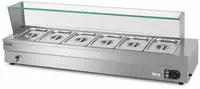 Vertes Buffetw&auml;rmer 1500w, 6x 1/2 Gn Beh&auml;lter Mit Deckel, 10l
