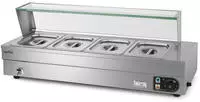 VERTES Speisenw&auml;rmer Buffetw&auml;rmer F&uuml;r Speisen Elektrisch 1500W aus Edelstahl...
