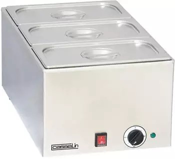 Casselin Professionnel Inox 3 Bacs 1/3 GN