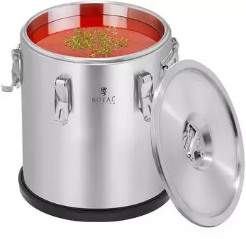 Royal Catering Thermobehälter stapelbar 20L, Edelstahl