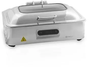 Mahlzeit Chafing Dish Edelstahl 9,5L 600W (CHADI19)