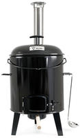 Emaillierte Gulaschkanone Mit Deckel, Kessel 17l Und Pfanne - Bbq-toro