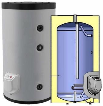 G2 Energy Systems Standspeicher ES/FV 200 + 3 kW 200l
