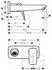 Hansgrohe Hansgrohe Logis 2-Loch Waschtischarmatur (71220670)