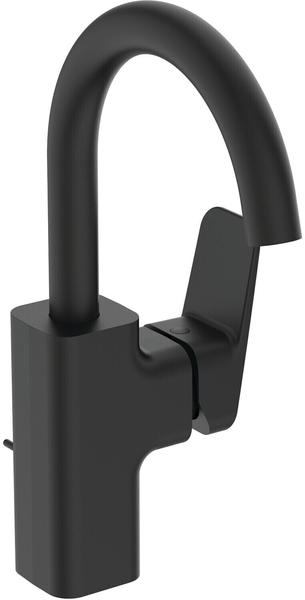 Ideal Standard Ceraplan H200 mit Ablaufgarnitur 145mm silk black (BD235XG)