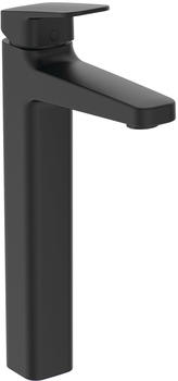 Ideal Standard Ceraplan H250 mit Ablaufgarnitur 138mm silk black (BD238XG)