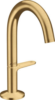 Axor One Waschtischmischer Select 140 Push-Open brushed gold optic (48010250)