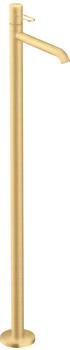 Axor Uno Einhebel-Waschtischmischer bodenstehend brushed gold optic (38037250)