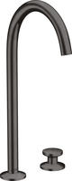 AXOR One 2-Loch Waschtischarmatur Select 260 mit Push-Open Ablaufgarnitur,