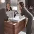 Hansgrohe Vivenis 210 Einhebel-Waschtischmischer mit Schwenkauslauf + Zugstangen-Ablaufgarnitur mattschwarz (75030670)