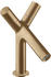 Axor Starck 80 2-Griff Waschtischarmatur brushed bronze (10030140)