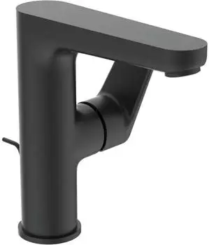 Ideal Standard Cerafine O BlueStart H155 mit Ablaufgarnitur silk black (BC703XG)