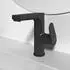 Ideal Standard Cerafine O BlueStart H155 mit Ablaufgarnitur silk black (BC703XG)