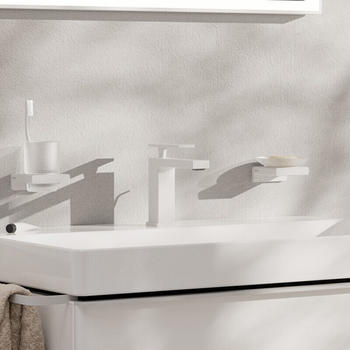 Hansgrohe Tecturis E 110 EcoSmart+ mattweiß (73010700) – Hochdruck-Anschluss für Standard-Hausinstallationen