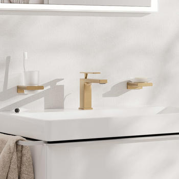 Hansgrohe Tecturis E 110 EcoSmart+ brushed bronze (73011140) – Wassersparen ohne Komfortverlust dank kombinierter EcoSmart-Technologie