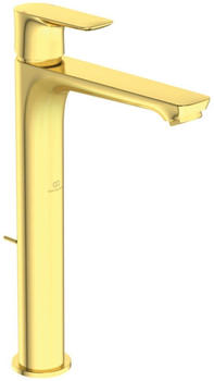 Ideal Standard Connect Air mit verlängertem Sockel mit Ablaufgarnitur brushed gold (A7025A2)