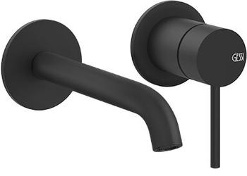 Gessi 316 Flessa Wand-Einhebelmischer schwarz XL (54086299)