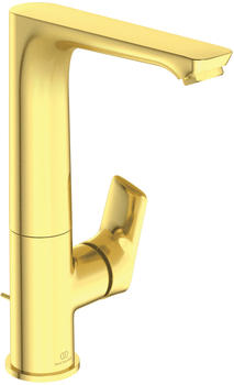 Ideal Standard Connect Air M-Size mit Zugstangen-Ablaufgarnitur gold gebürstet (A7020A2)
