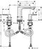 Hansgrohe Rebris S 110 3-Loch Waschtischarmatur chrom (72530000)