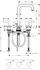 Axor Citterio 170 3-Loch Waschtischarmatur brushed black chrome (39135340)