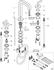 Axor Citterio 170 3-Loch Waschtischarmatur brushed nickel (39135820)