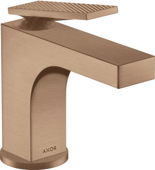 Axor Citterio 90 Einhebel-Waschtischmischer Rautenschliff brushed red gold (39001310)