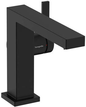 Hansgrohe Tecturis E 110 Fine CoolStart mit Push-Open Ablaufgarnitur mattschwarz (73024670)