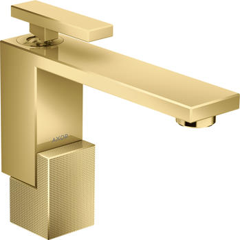 Axor Edge 130 Waschtisch-Einhebelmischer polished gold optic (46011990)